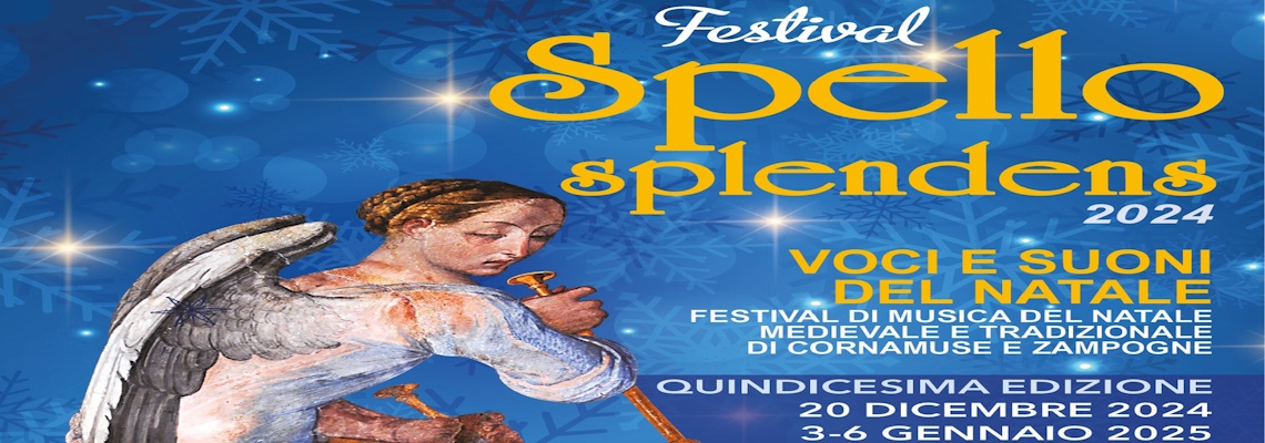 playbill Spello Splendens - Voices and Sounds of Christmas - Spello